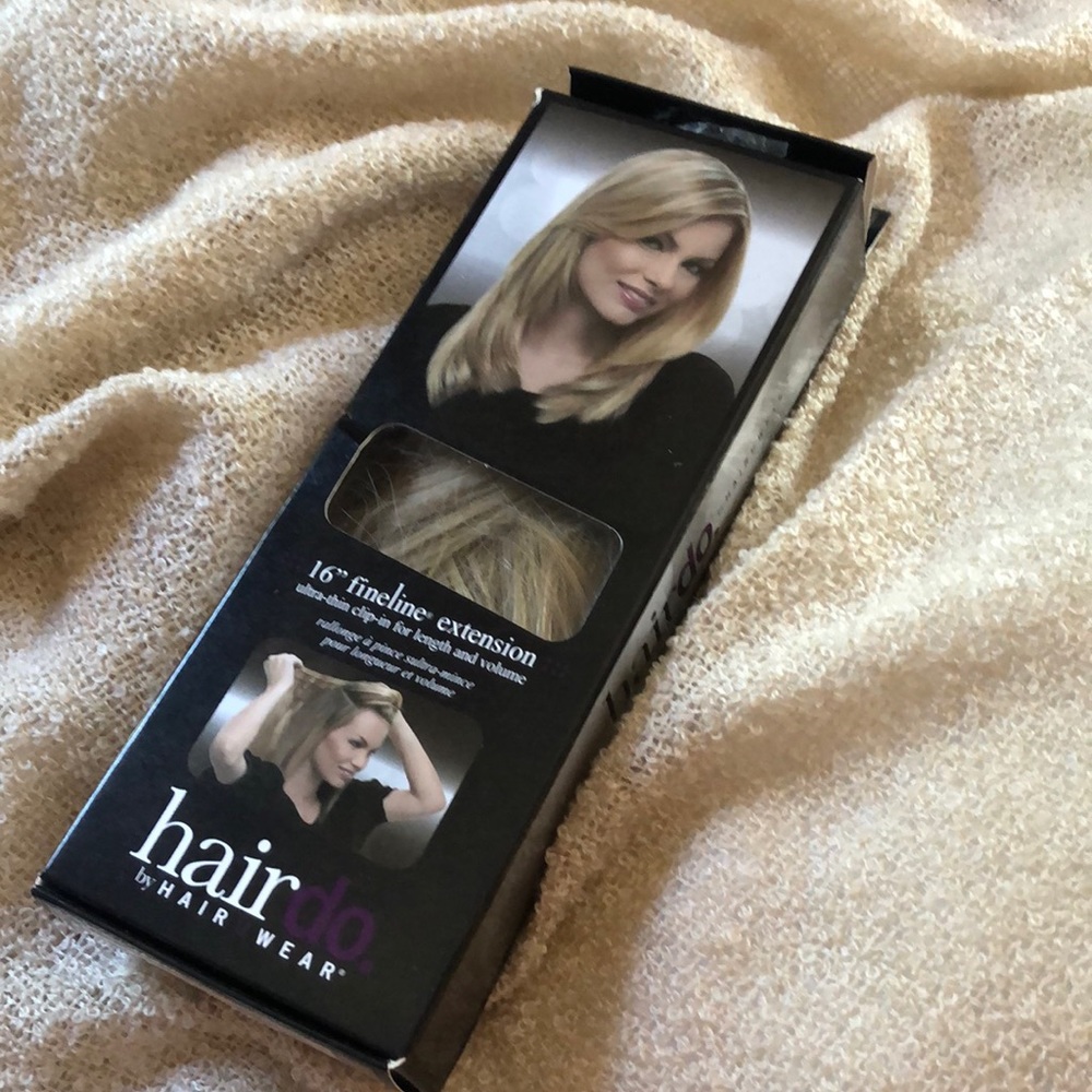 Hairdo by HAIRUWEAR 16” Fineline Extension Ginger Blonde/Medium Golden Blonde